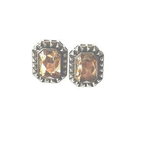 Octagonal shape vintage stud fashion earrings